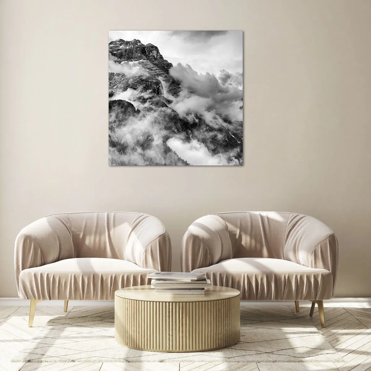 Impression sur verre - Image sur verre - Belle et cruelle - 50x50 cm