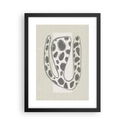 Affiche dans un cadre noir - Poster - Une étrange créature - 30x40 cm