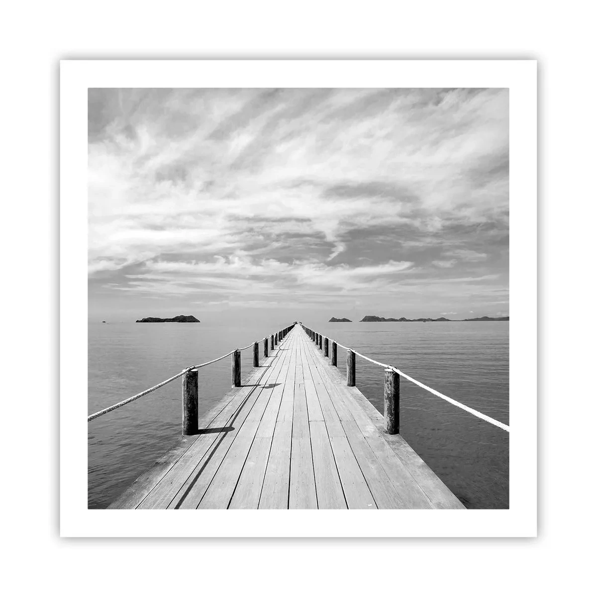 Affiche - Poster - Et peut-être un voyage... - 60x60 cm