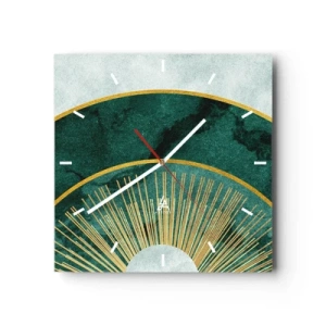 Horloge murale - Pendule murale - Un autre système solaire - 40x40 cm