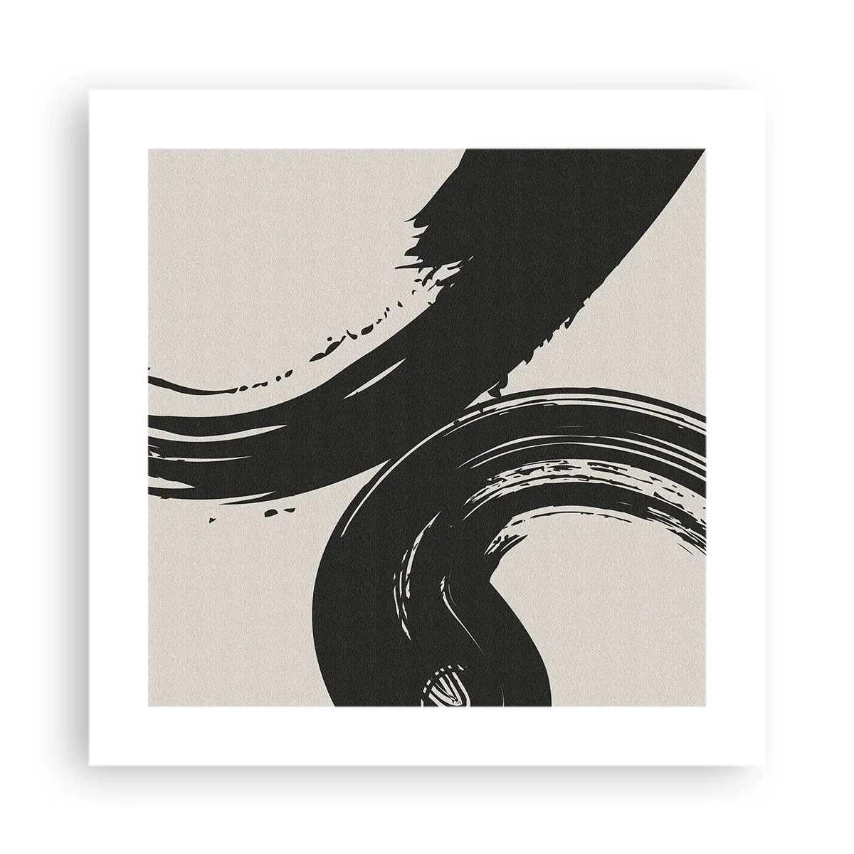 Affiche - Poster - Balayage circulaire - 40x40 cm