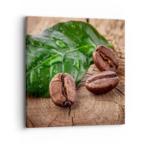 Impression sur toile - Image sur toile - La plus vraie et noire - 40x40 cm