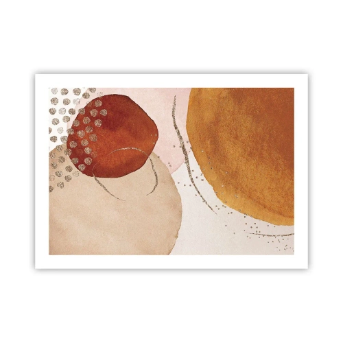 Affiche - Poster - Rondeur et mouvement - 70x50 cm
