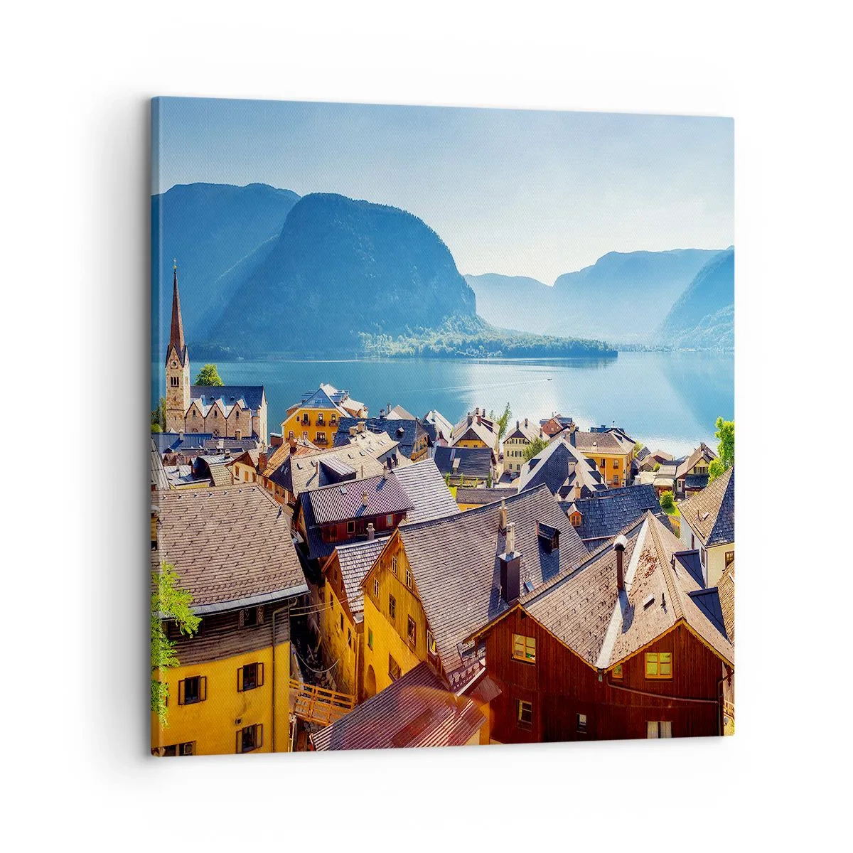 Impression sur toile - Image sur toile - ça ne pourrait pas être plus pittoresque - 60x60 cm