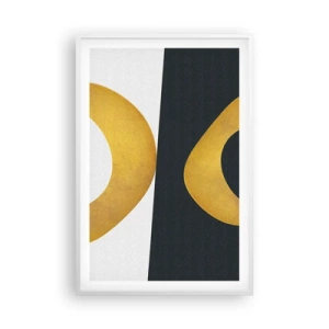 Affiche dans un cadre blanc - Poster - Avant tout : l’or - 61x91 cm