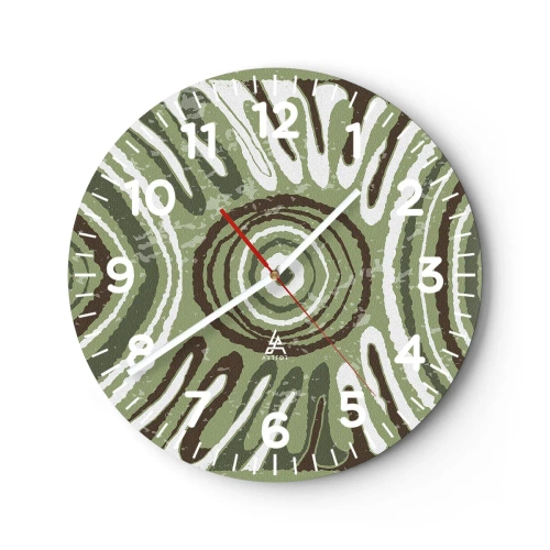 Horloge murale - Pendule murale - Une explosion d'émotions - 40x40 cm