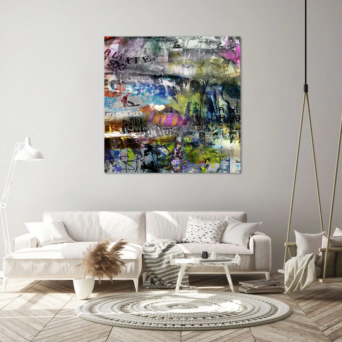 Impression sur toile - Image sur toile - Collage de souvenirs - 50x50 cm