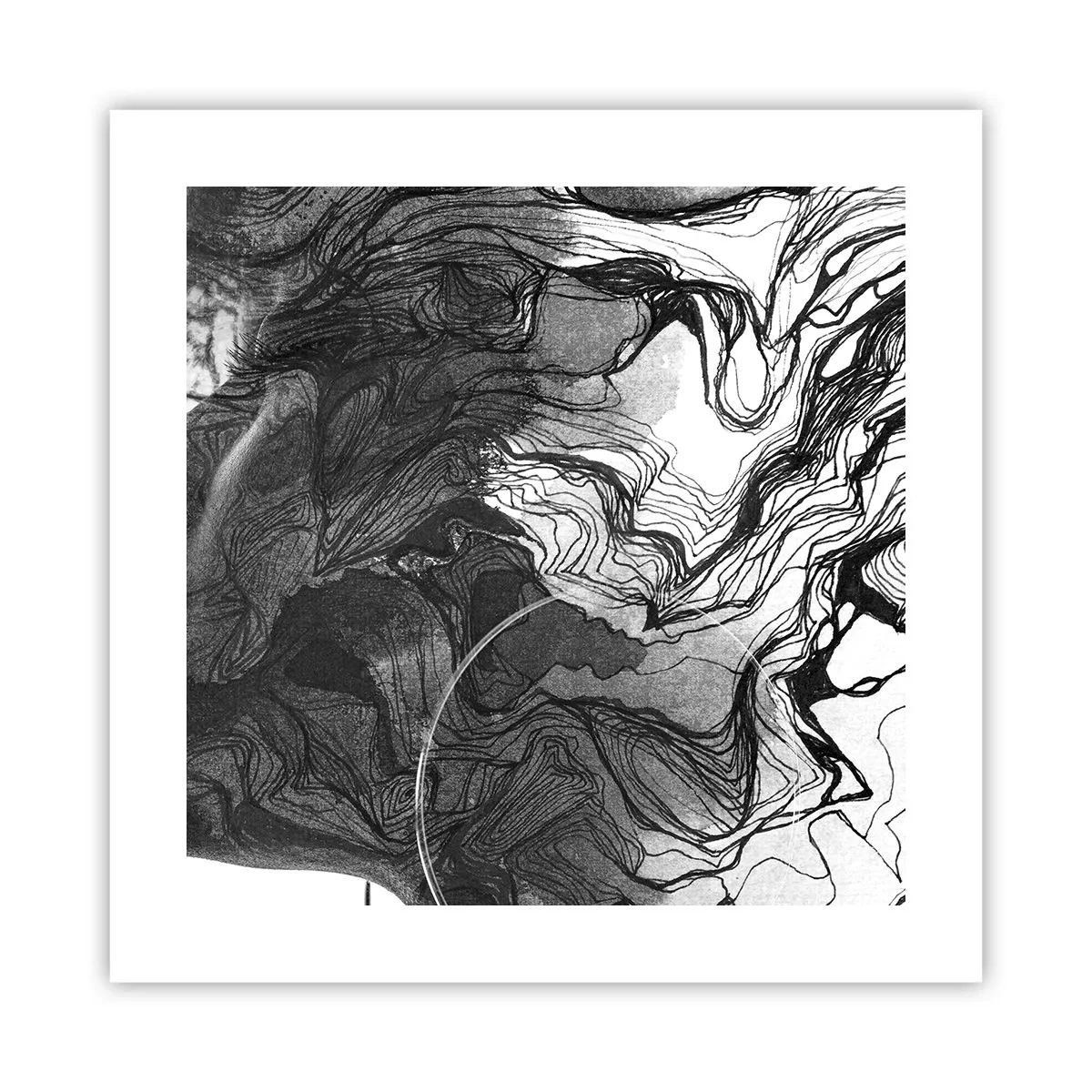 Affiche - Poster - Emmêlé dans les rêves - 40x40 cm