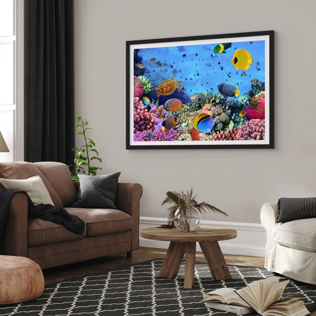 Affiche dans un cadre noir - Poster - Et que sait-on de la vie… - 91x61 cm