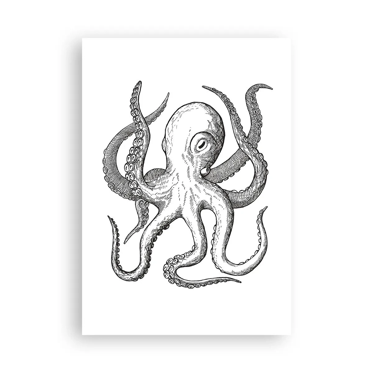 Affiche - Poster - Dansant avec les vagues - 70x100 cm