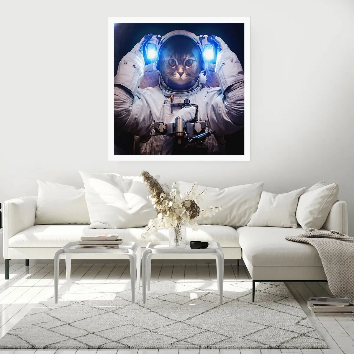 Affiche - Poster - Houston, vous avez un problème - 60x60 cm