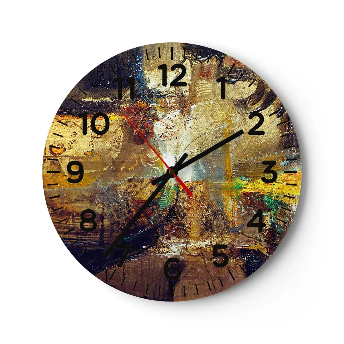 Horloge murale - Pendule murale - Froid, tiède, chaud - 40x40 cm
