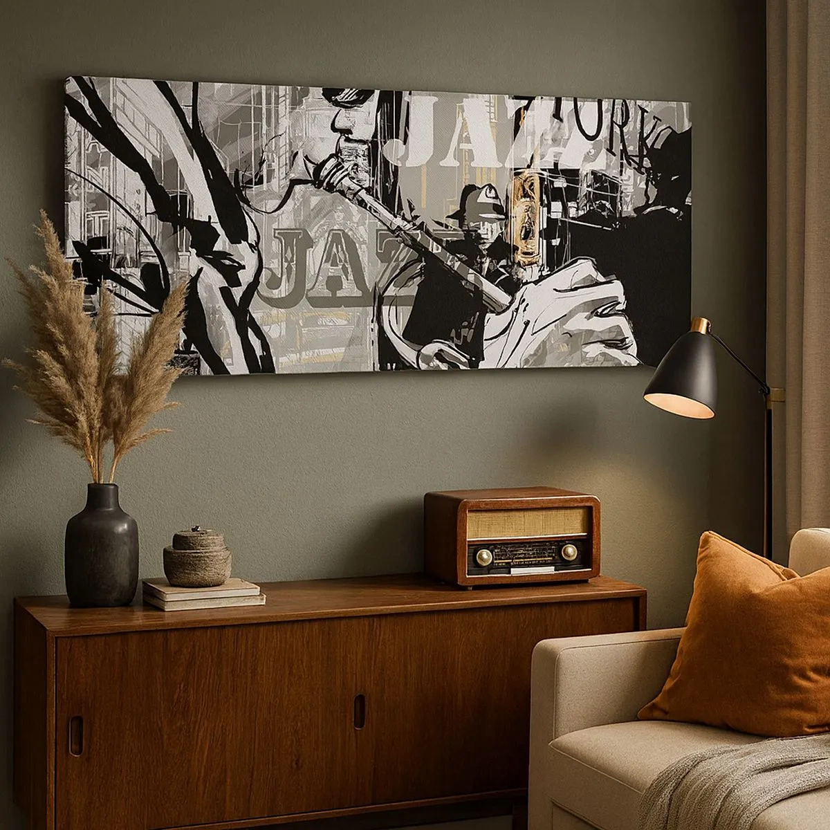 Impression sur toile - Image sur toile - Au rythme de New York - 100x40 cm