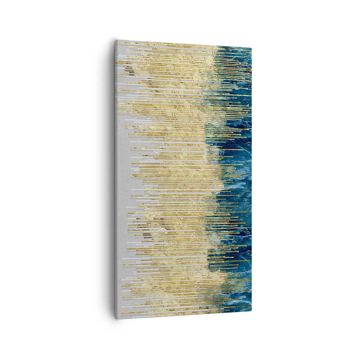 Impression sur toile - Image sur toile - Bordure dorée - 55x100 cm