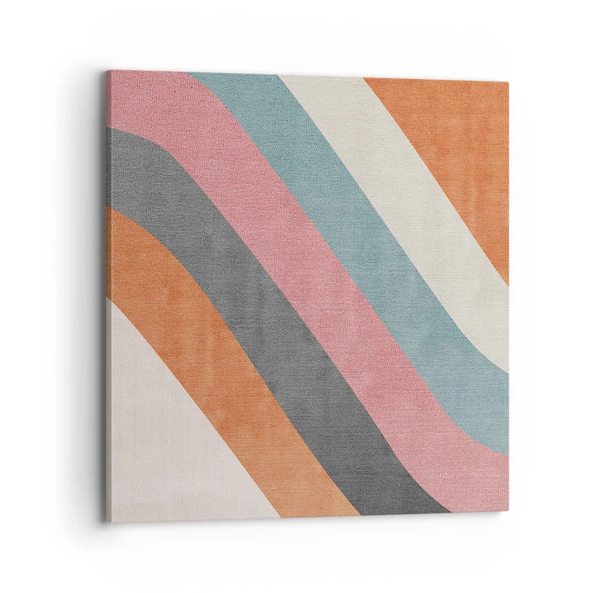 Impression sur toile - Image sur toile - Composition diagonale – mouvement - 70x70 cm