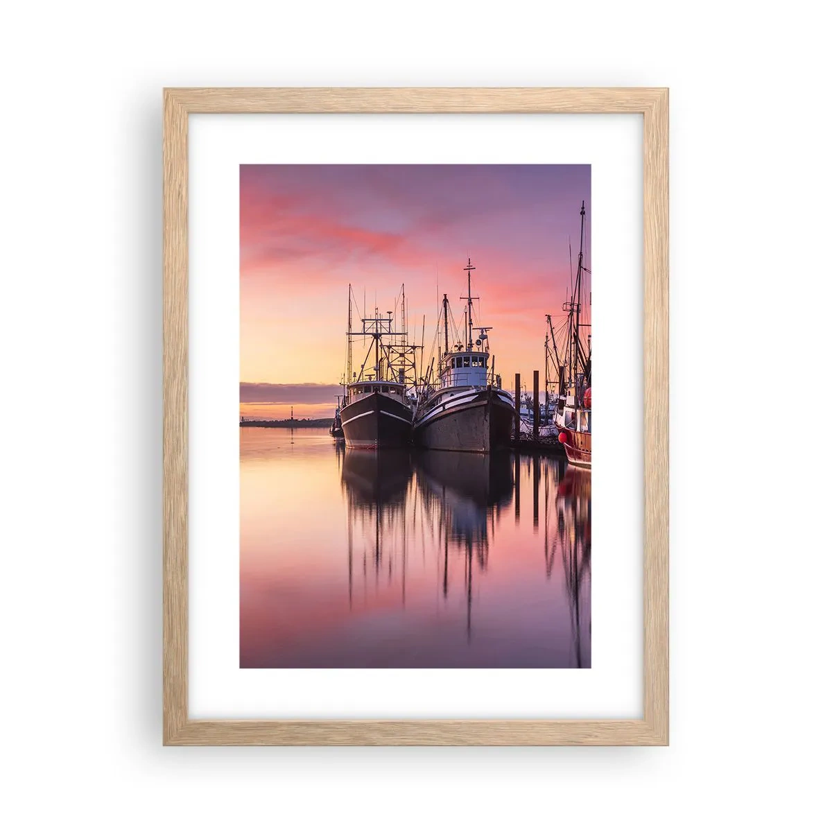 Affiche dans un chêne clair - Poster - Avant le jour suivant - 30x40 cm