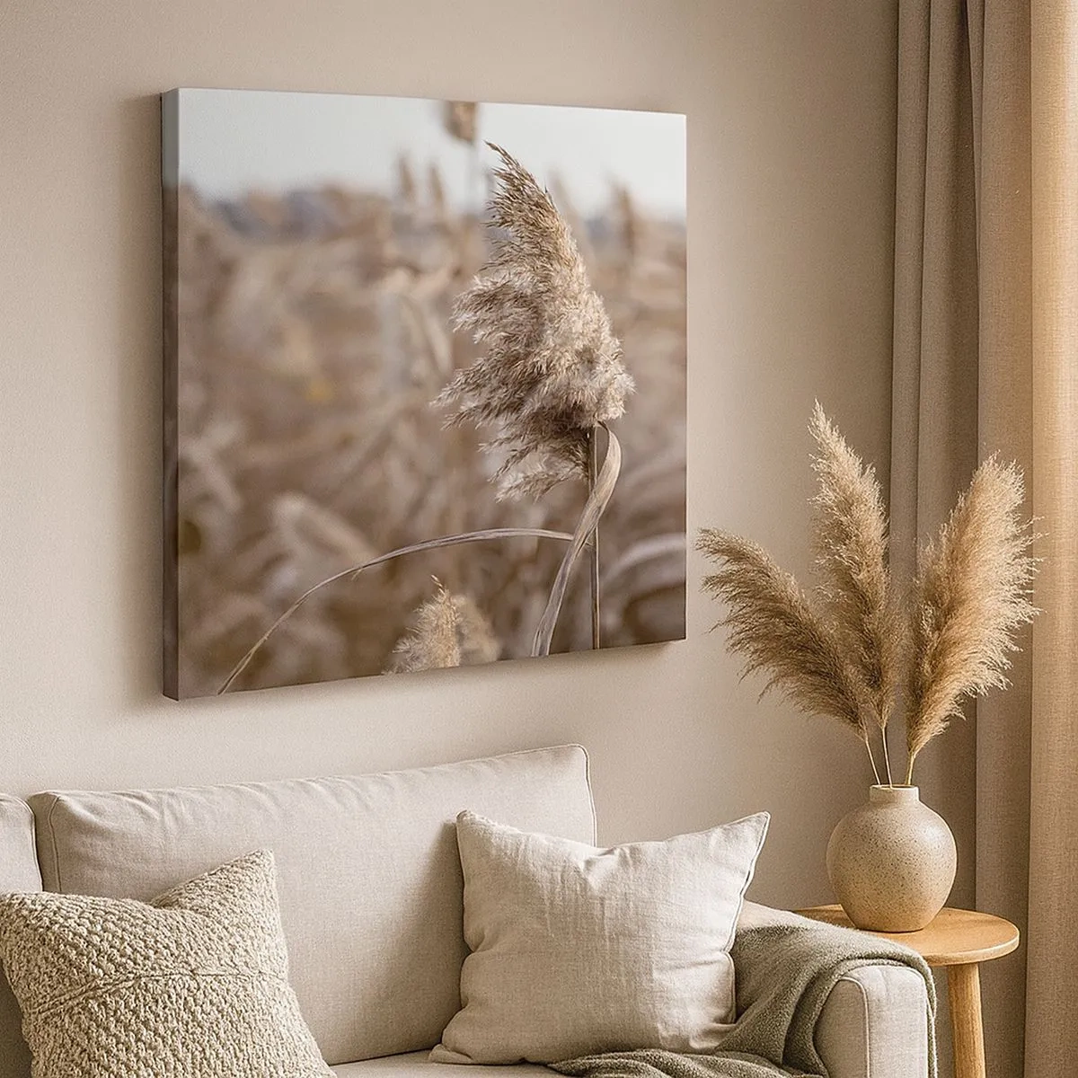 Impression sur toile - Image sur toile - Il est temps de s'envoler avec le vent - 30x30 cm