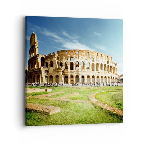 Impression sur toile - Image sur toile - On entend encore la détonation de l'arme - 40x40 cm