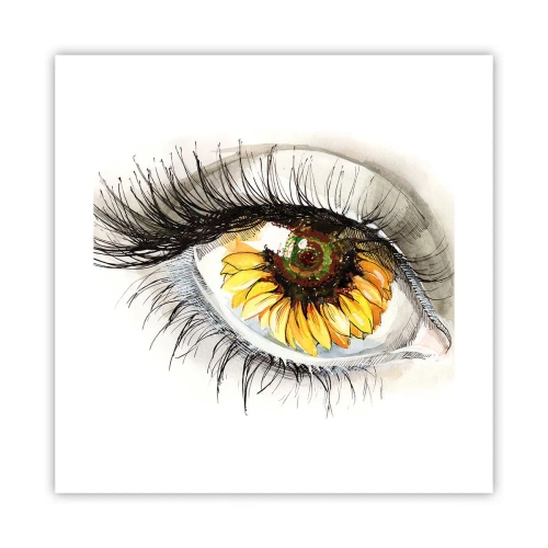 Affiche - Poster - Un look aussi chaud que l'été - 40x40 cm