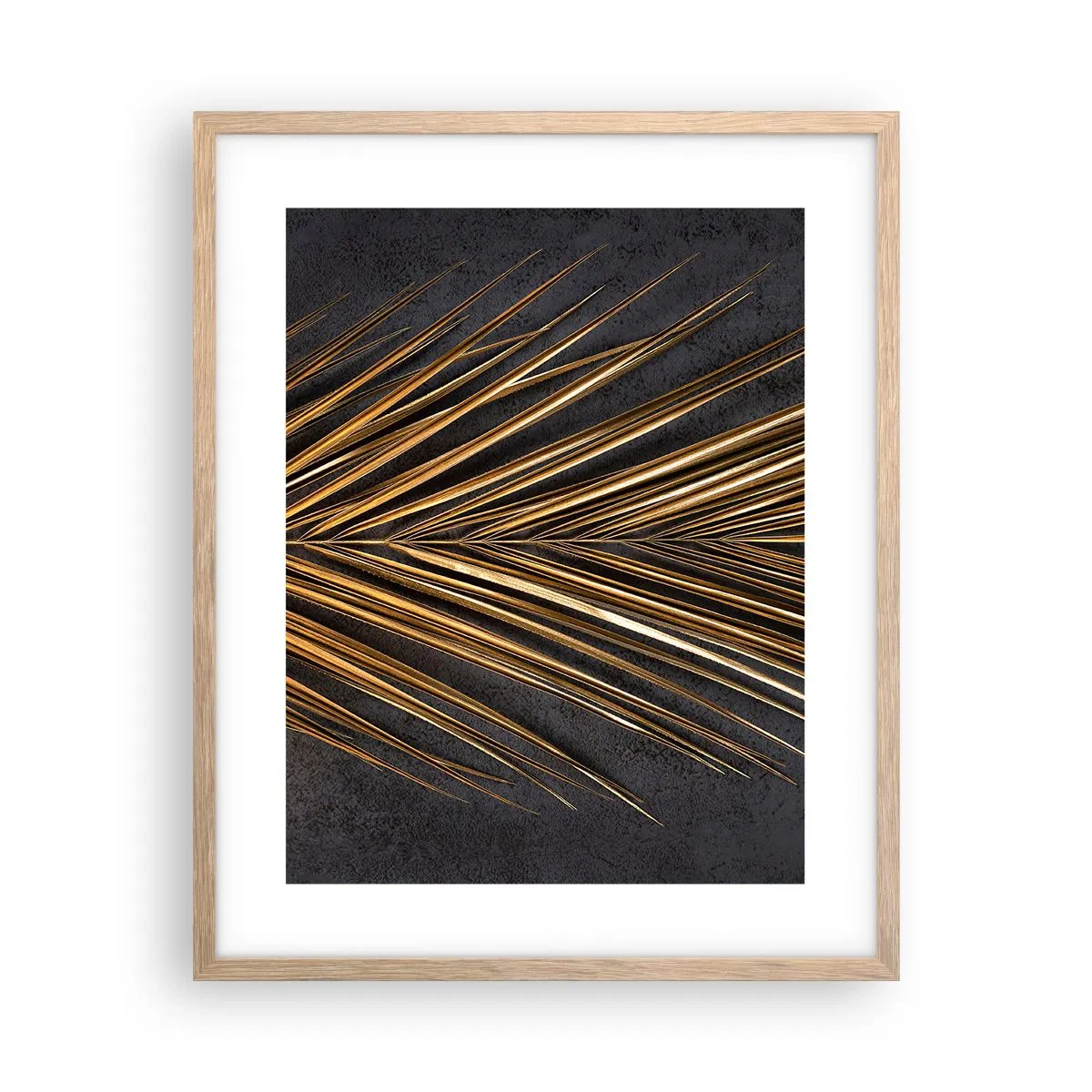 Affiche dans un chêne clair - Poster - L'or des tropiques - 40x50 cm