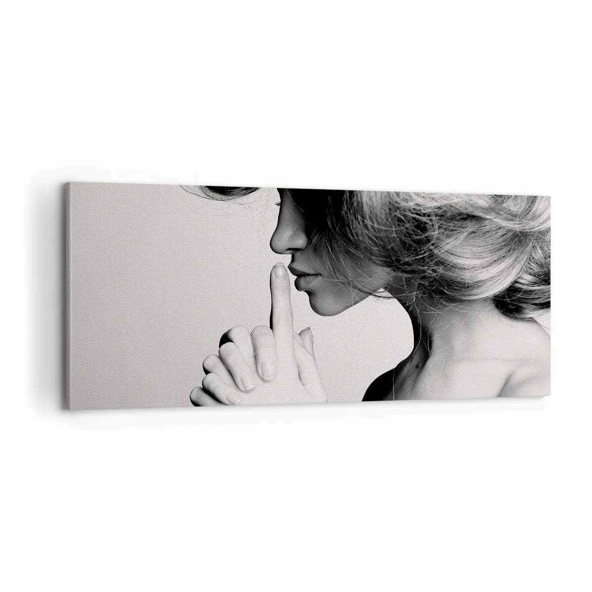 Impression sur toile - Image sur toile - A l'écoute d'elle-même - 100x40 cm