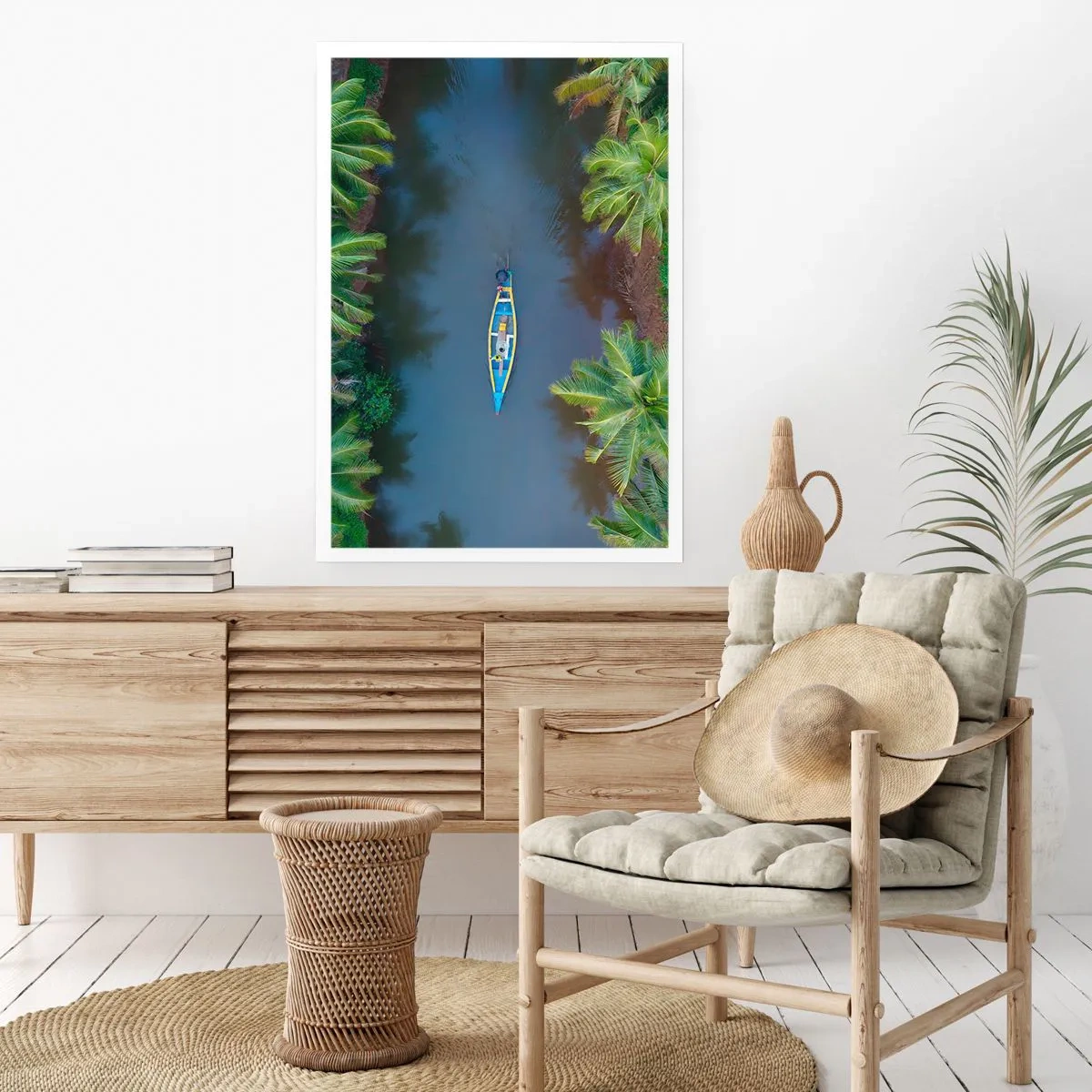 Affiche - Poster - Sur un sentier tropical - 40x50 cm