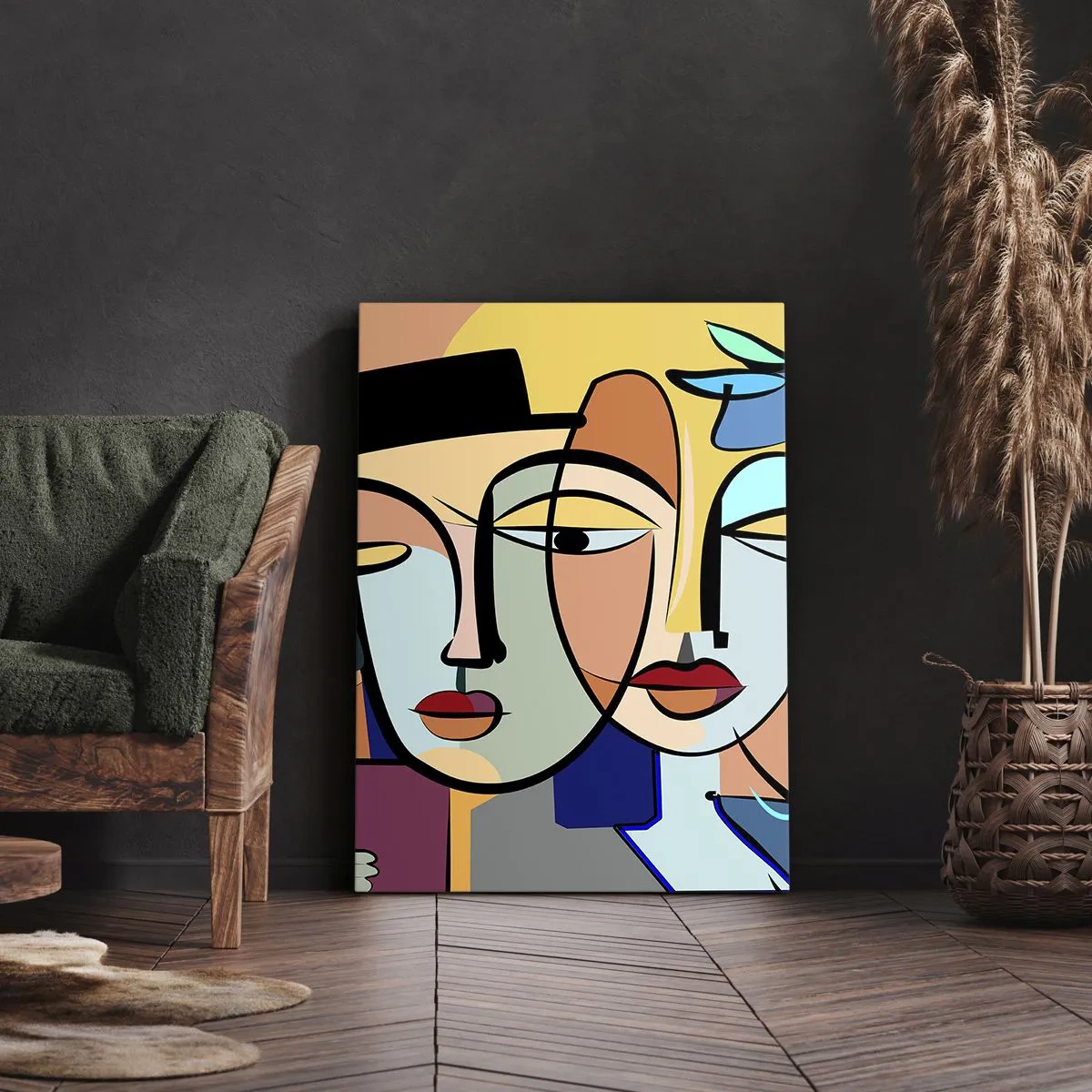 Impression sur toile - Image sur toile - Le Rendez-vous de Picasso - 55x100 cm