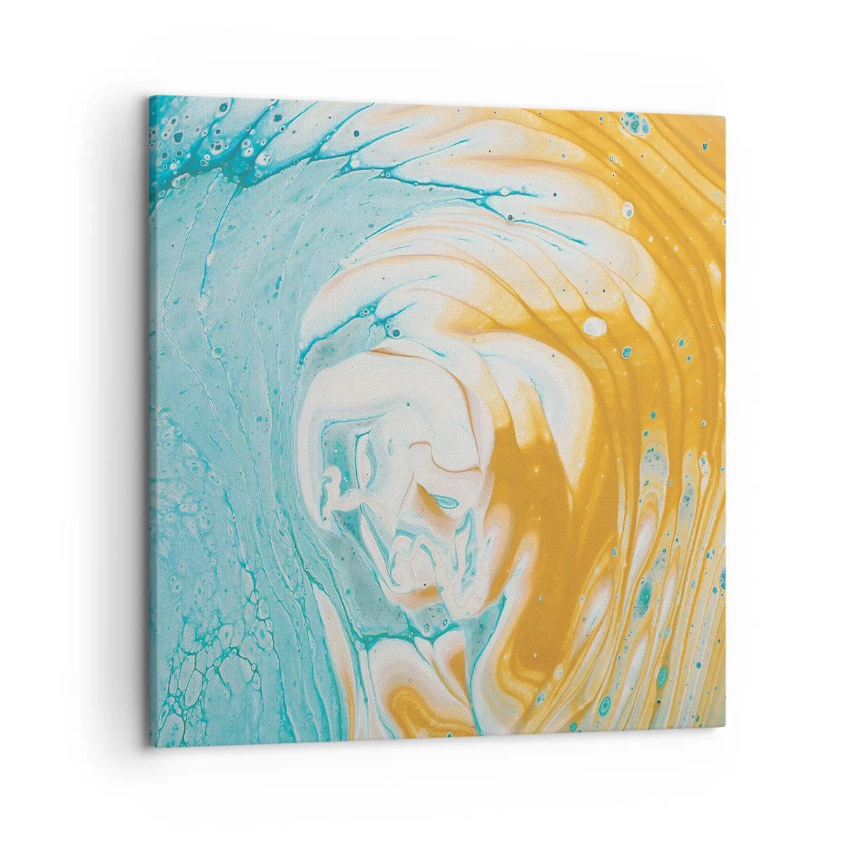 Impression sur toile - Image sur toile - Tourbillon pastel - 50x50 cm