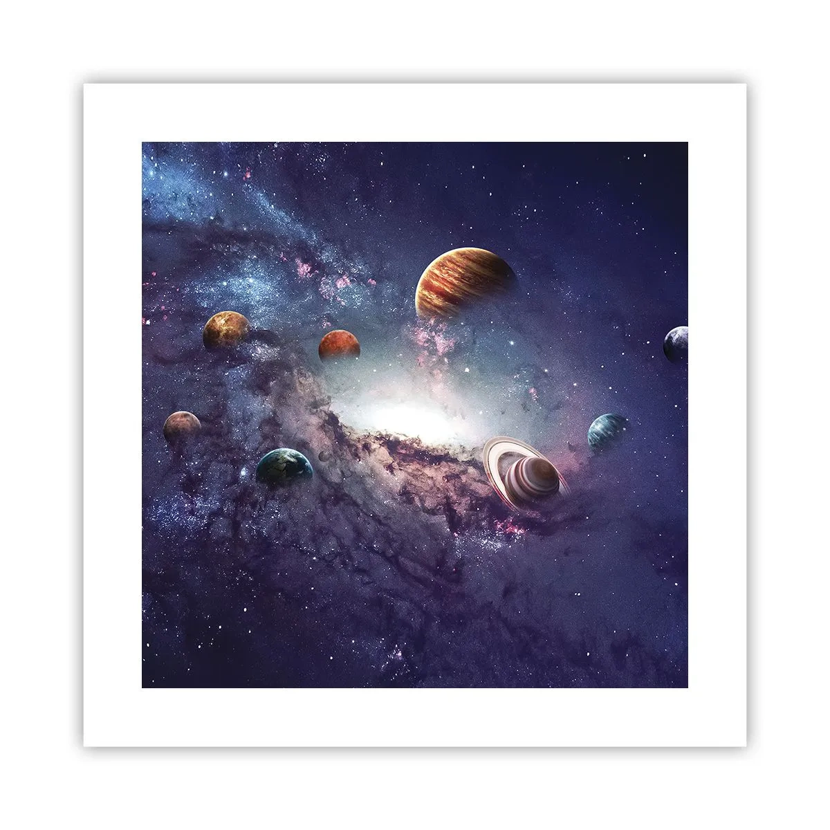 Affiche - Poster - Système de danse solaire - 40x40 cm