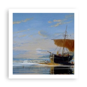 Affiche - Poster - Eau, terre, air - 60x60 cm