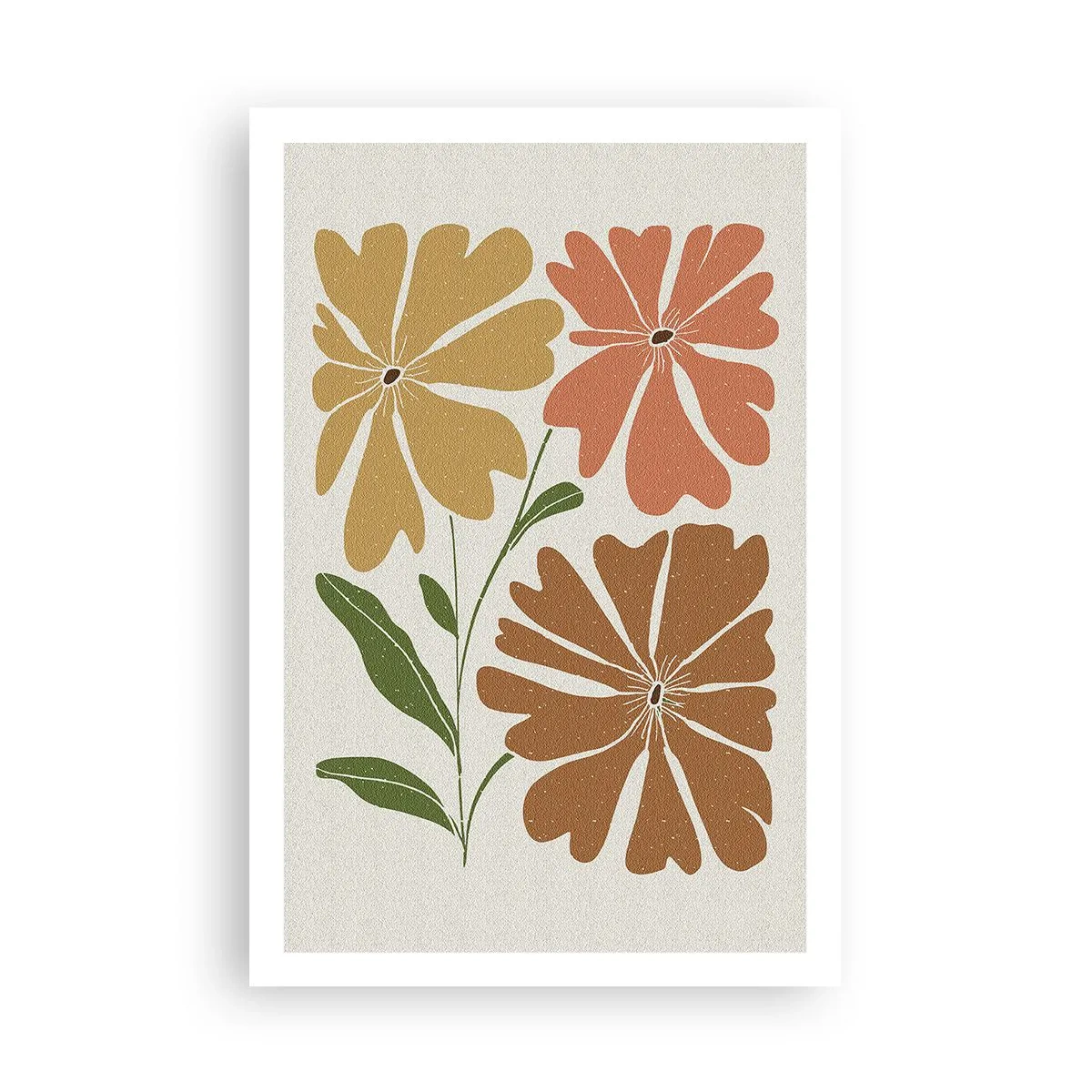 Affiche - Poster - Nature et géométrie - 61x91 cm