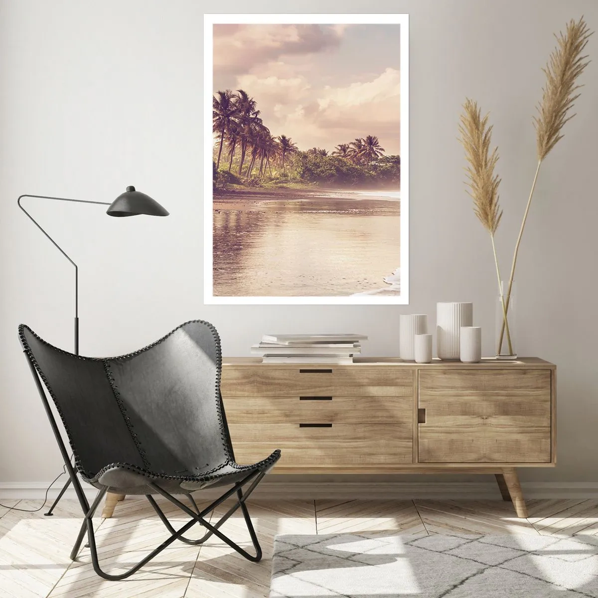 Affiche - Poster - La caresse des vagues - 30x40 cm