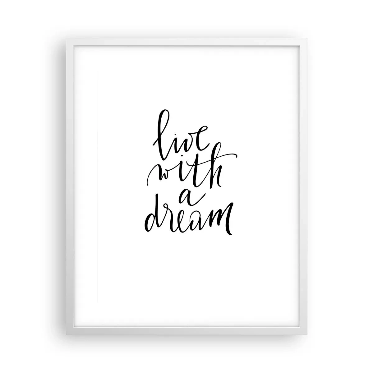 Affiche dans un cadre blanc - Poster - Bien sur - 40x50 cm