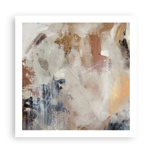 Affiche - Poster - Abstraction brumeuse - 60x60 cm