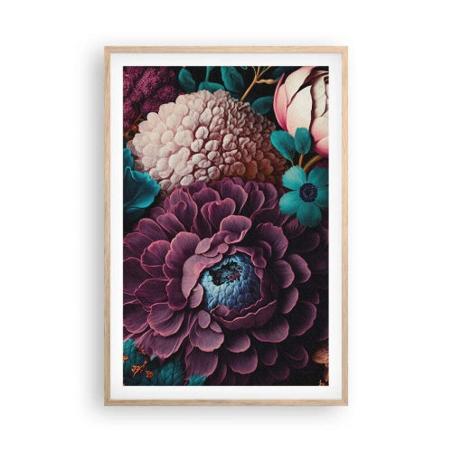 Affiche dans un chêne clair - Poster - La nature en abondance - 61x91 cm