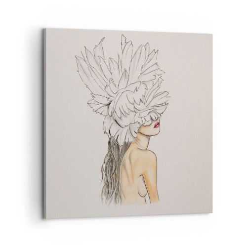 Impression sur toile - Image sur toile - Beauté couronnée - 60x60 cm