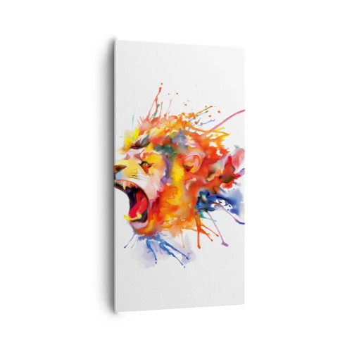 Impression sur toile - Image sur toile - exploser de colère - 65x120 cm