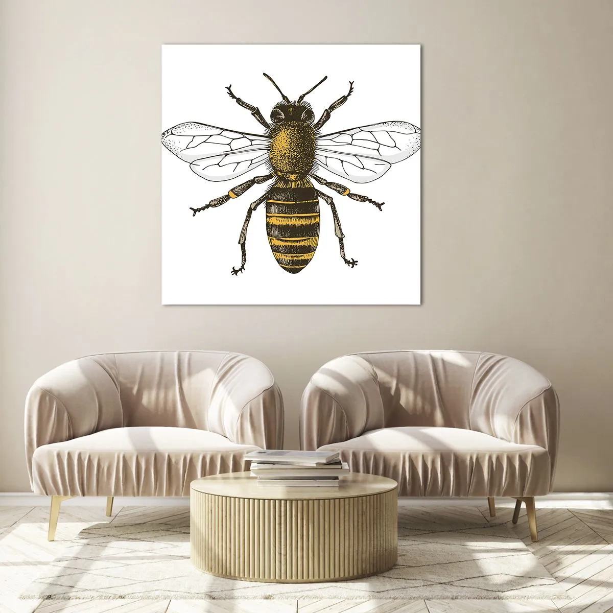 Impression sur verre - Image sur verre - Belle et bonne - 60x60 cm