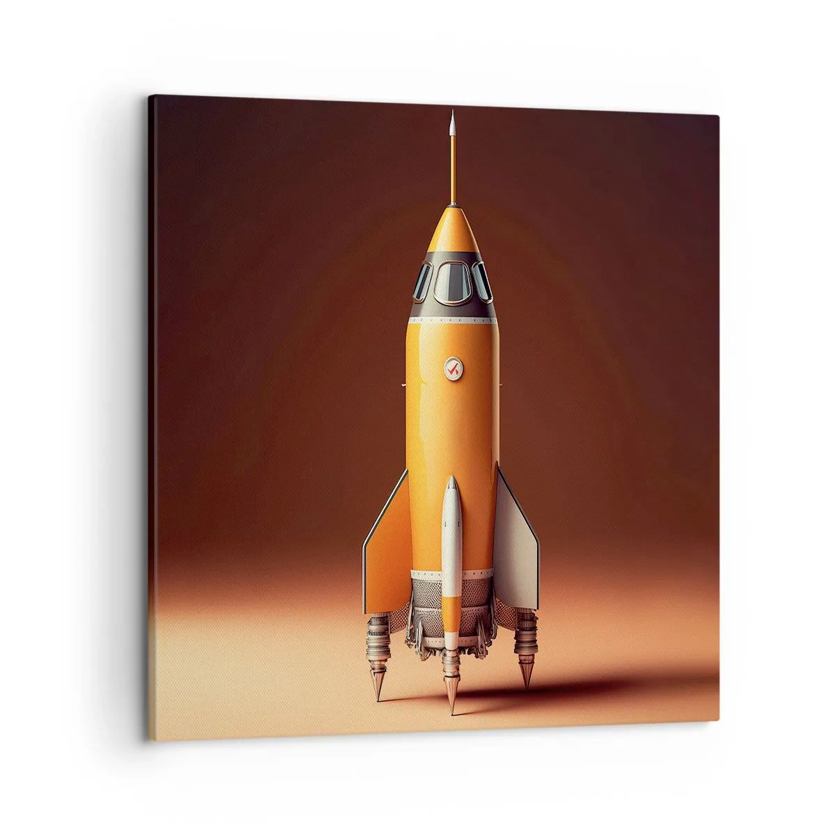 Impression sur toile - Image sur toile - Ça commence par un rêve - 50x50 cm