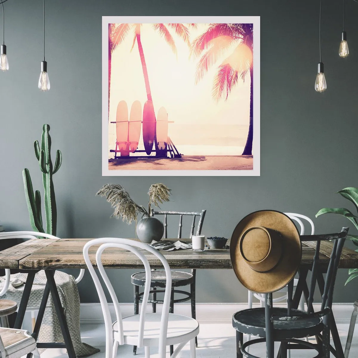 Affiche - Poster - Ca va être une journée magnifique - 60x60 cm