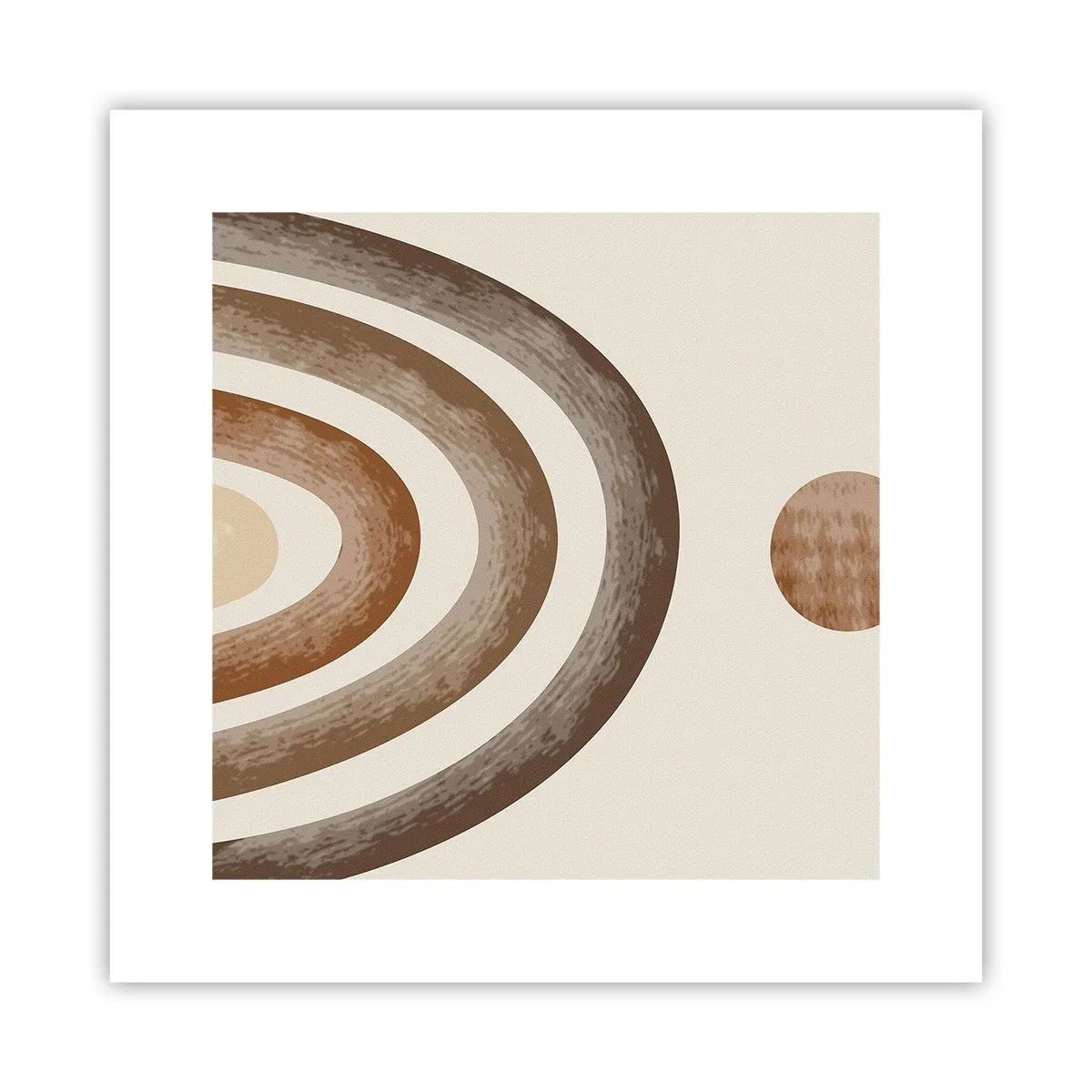 Affiche - Poster - Dans une galaxie lointaine - 30x30 cm