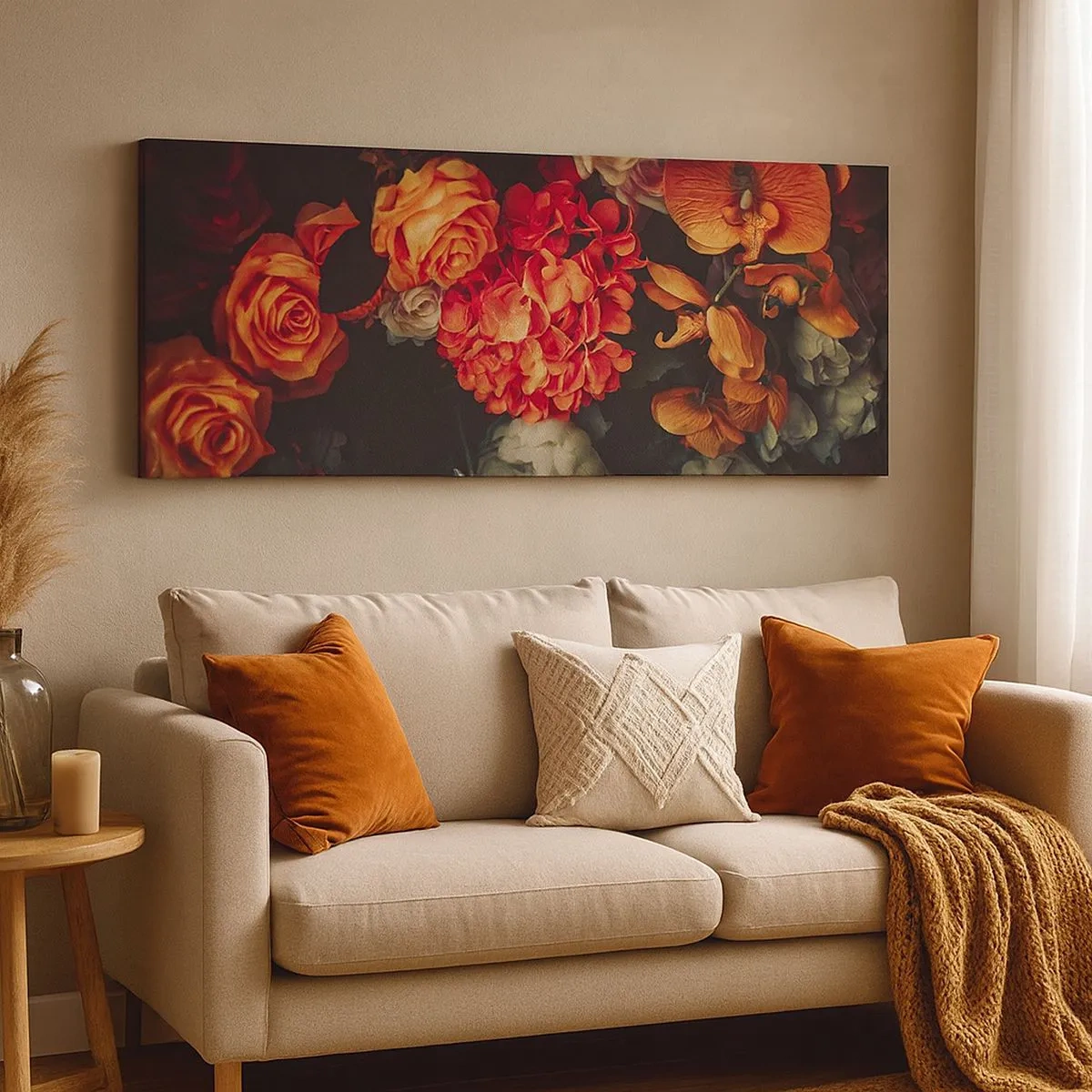 Impression sur toile - Image sur toile - Comme chez les maîtres hollandais - 100x40 cm