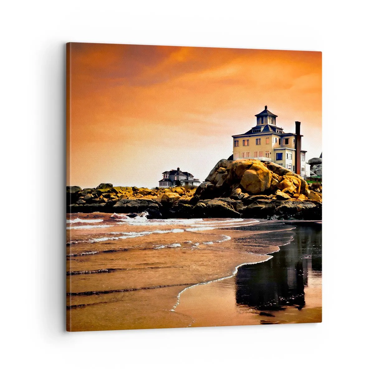 Impression sur toile - Image sur toile - L'élégance de la côte ouest - 60x60 cm