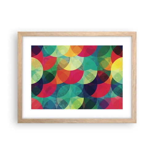 Affiche dans un chêne clair - Poster - Ascension - 40x30 cm