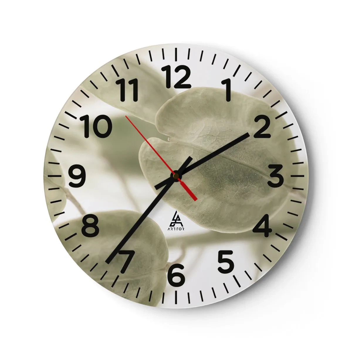 Horloge murale - Pendule murale - Au commencement il y avait des feuilles... - 30x30 cm