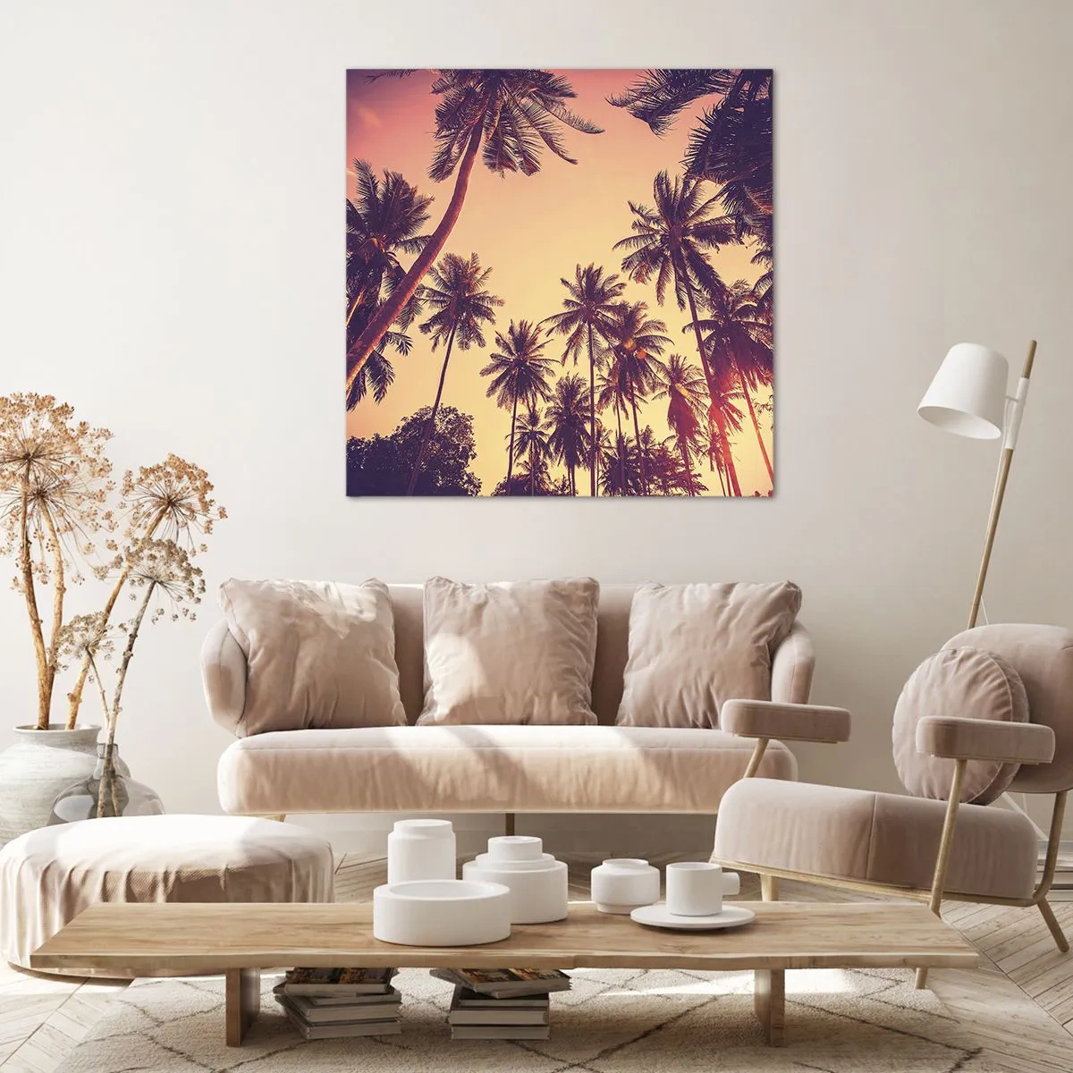 Impression sur toile - Image sur toile - Variation tropicale - 50x50 cm