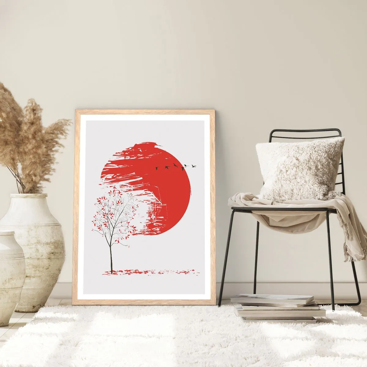 Affiche dans un chêne clair - Poster - Connaissez-vous ce pays ? - 30x40 cm