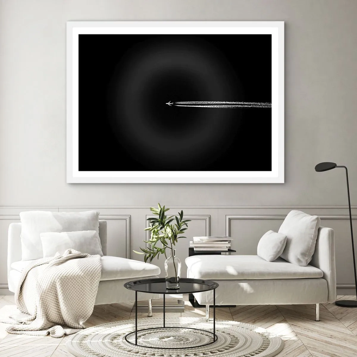 Affiche dans un cadre blanc - Poster - Dans une autre dimension - 40x30 cm