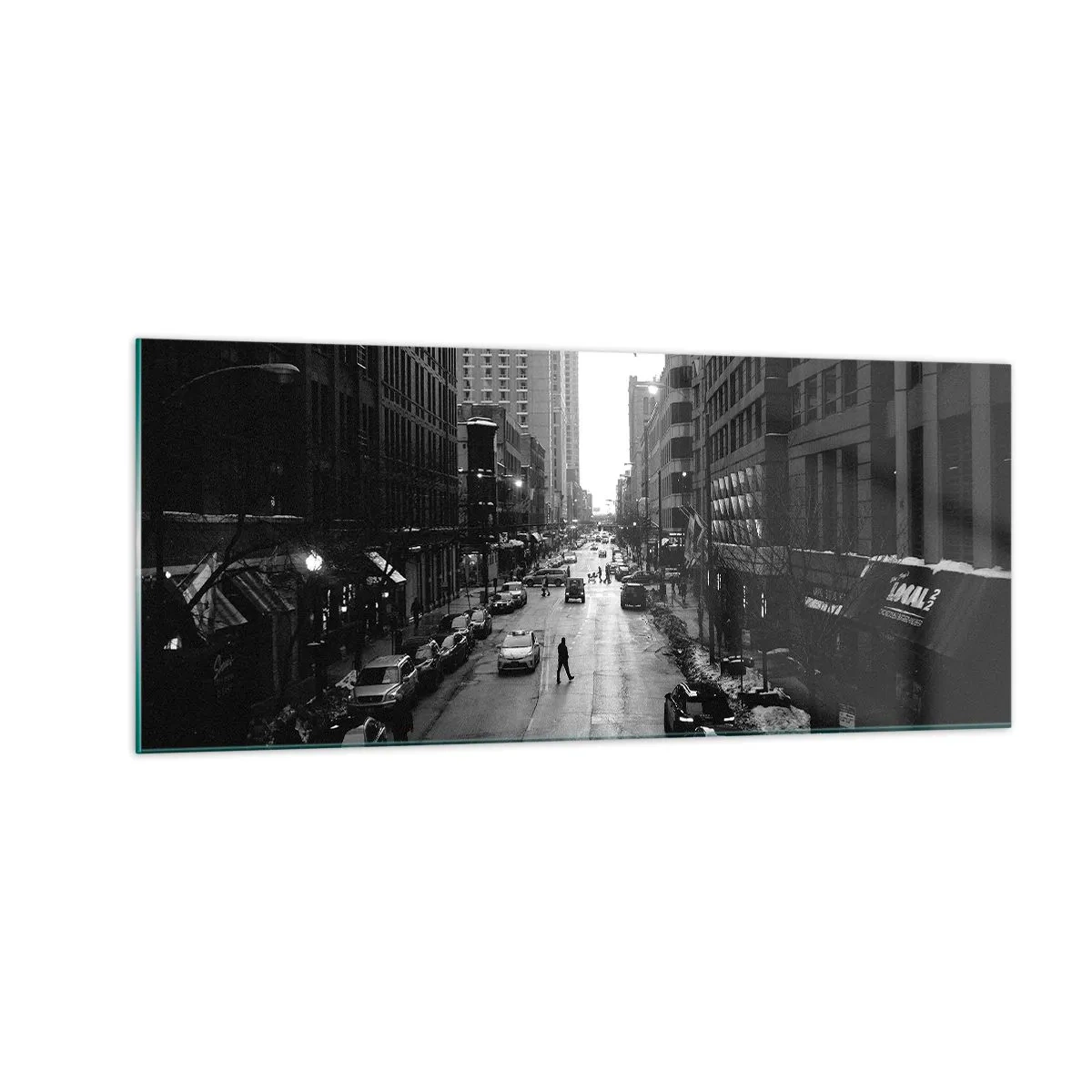 Impression sur verre - Image sur verre - Un autre jour comme tous les autres jours - 100x40 cm