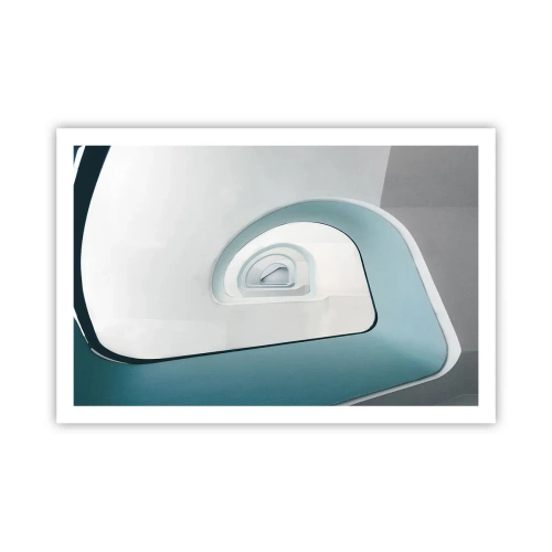 Affiche - Poster - Au profondeur du bleu - 91x61 cm